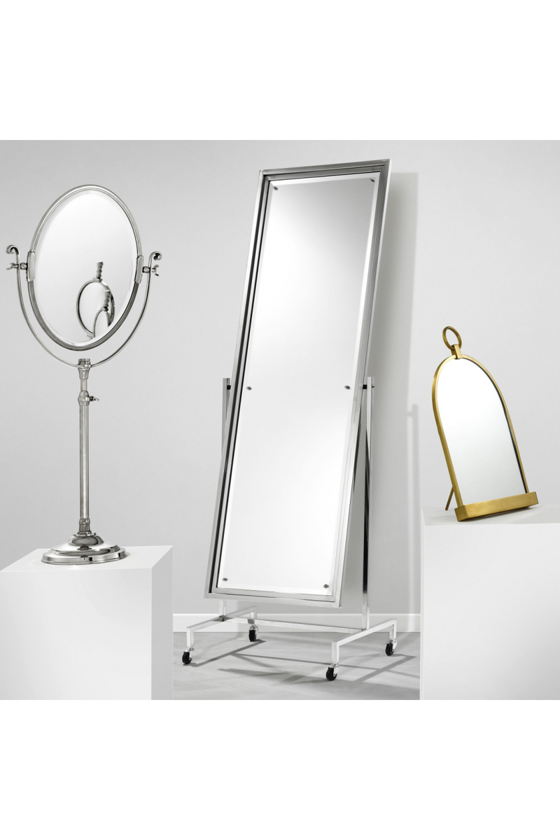 Floor Mirror On Wheels | Eichholtz Capri | Eichholtzmiami.com