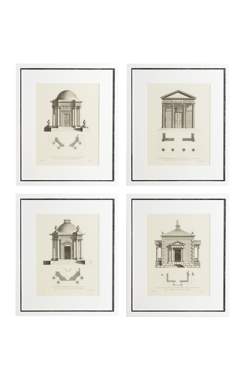 Classic Building Print (Set of 4) | Eichholtz Architecture | Eichholtz Miami