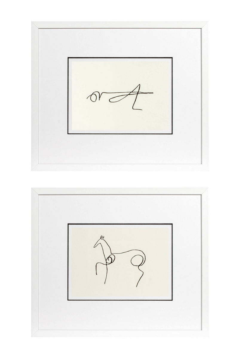 Grasshopper and Horse Print (Set of 2) | Eichholtz Picasso | Eichholtz Miami
