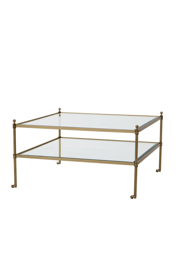 Brass Coffee Table On Wheels | Eichholtz Aubrey | Eichholtz Retailer