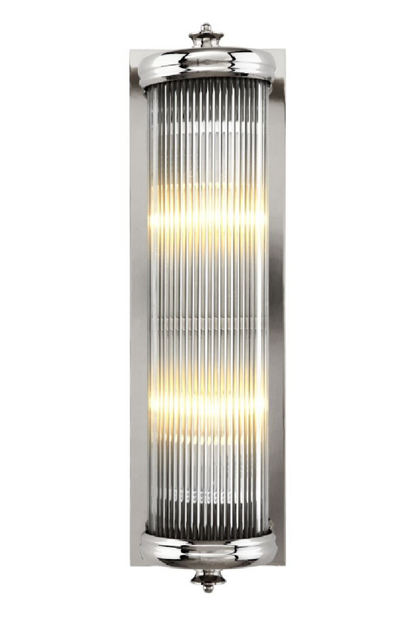 Silver Glass Wall Lamp L | Eichholtz Glorious | Eichholtz Miami