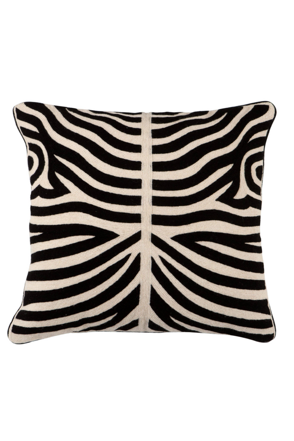 Black Throw Pillow | Eichholtz Zebra | Eichholtz Miami