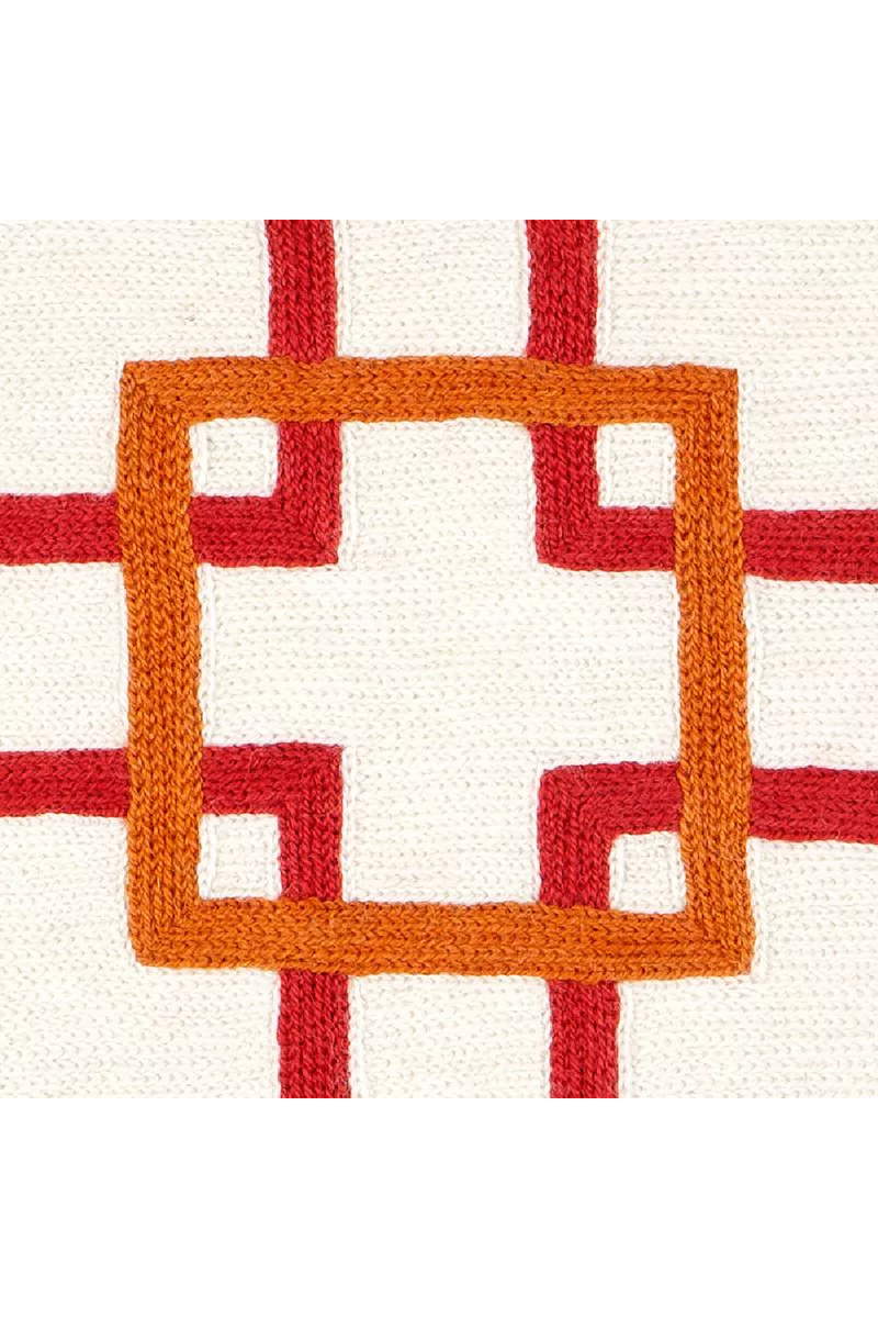 Orange and White Pillow | Eichholtz Bradburry | Eichholtzmiami.com