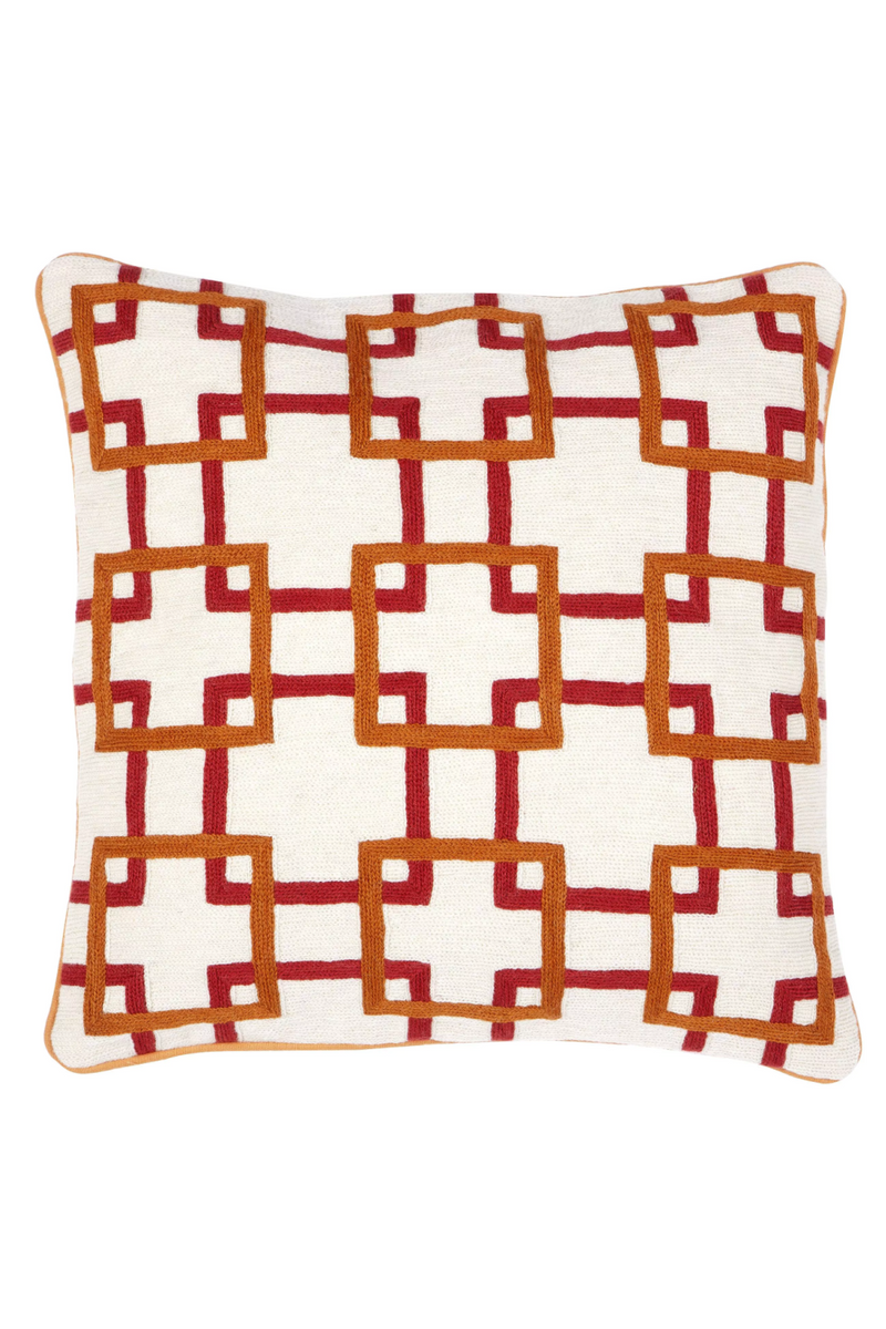 Orange and White Pillow | Eichholtz Bradburry | Eichholtzmiami.com