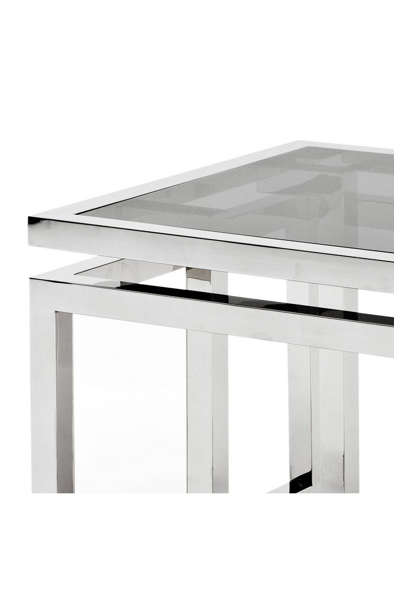 Square Silver Side Table | Eichholtz Palmer | Eichholtz Miami