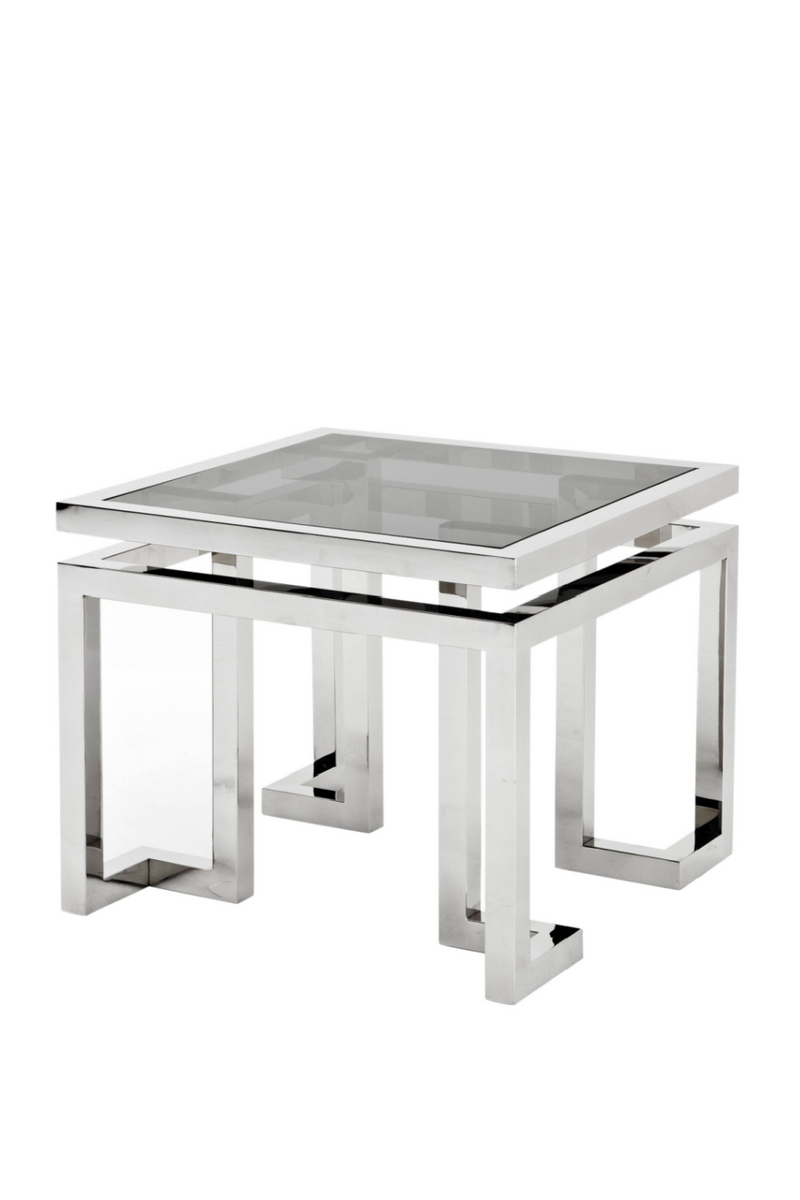 Square Silver Side Table | Eichholtz Palmer | Eichholtz Miami