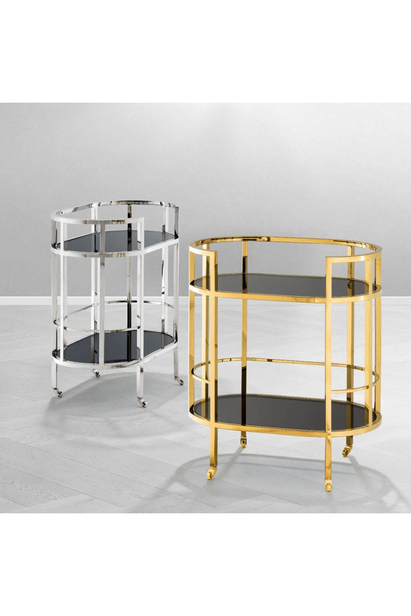 Silver Bar Cart | Eichholtz Townhouse |