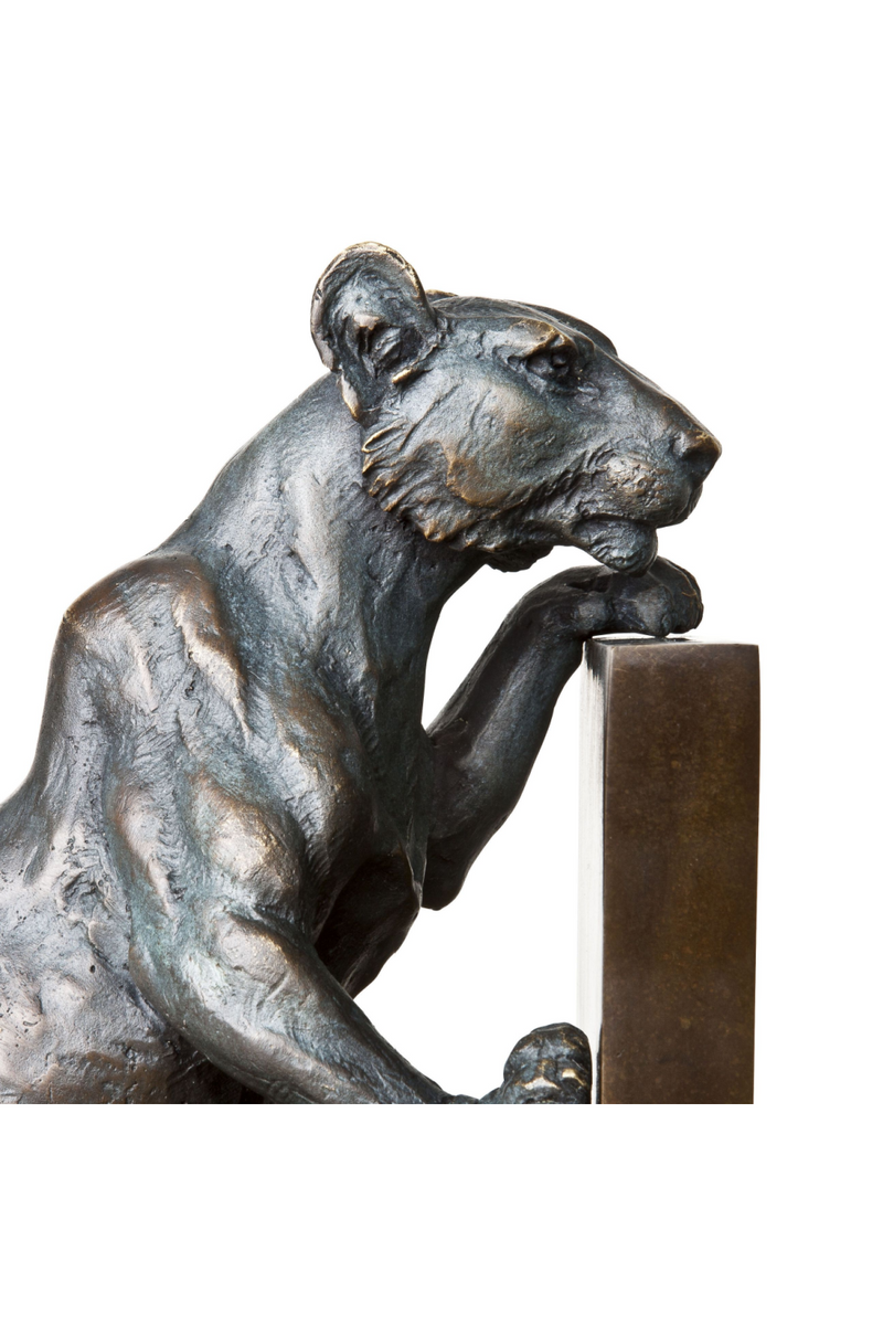 Bronze Bookend Set of 2 | Eichholtz Lioness | Eichholtz Miami