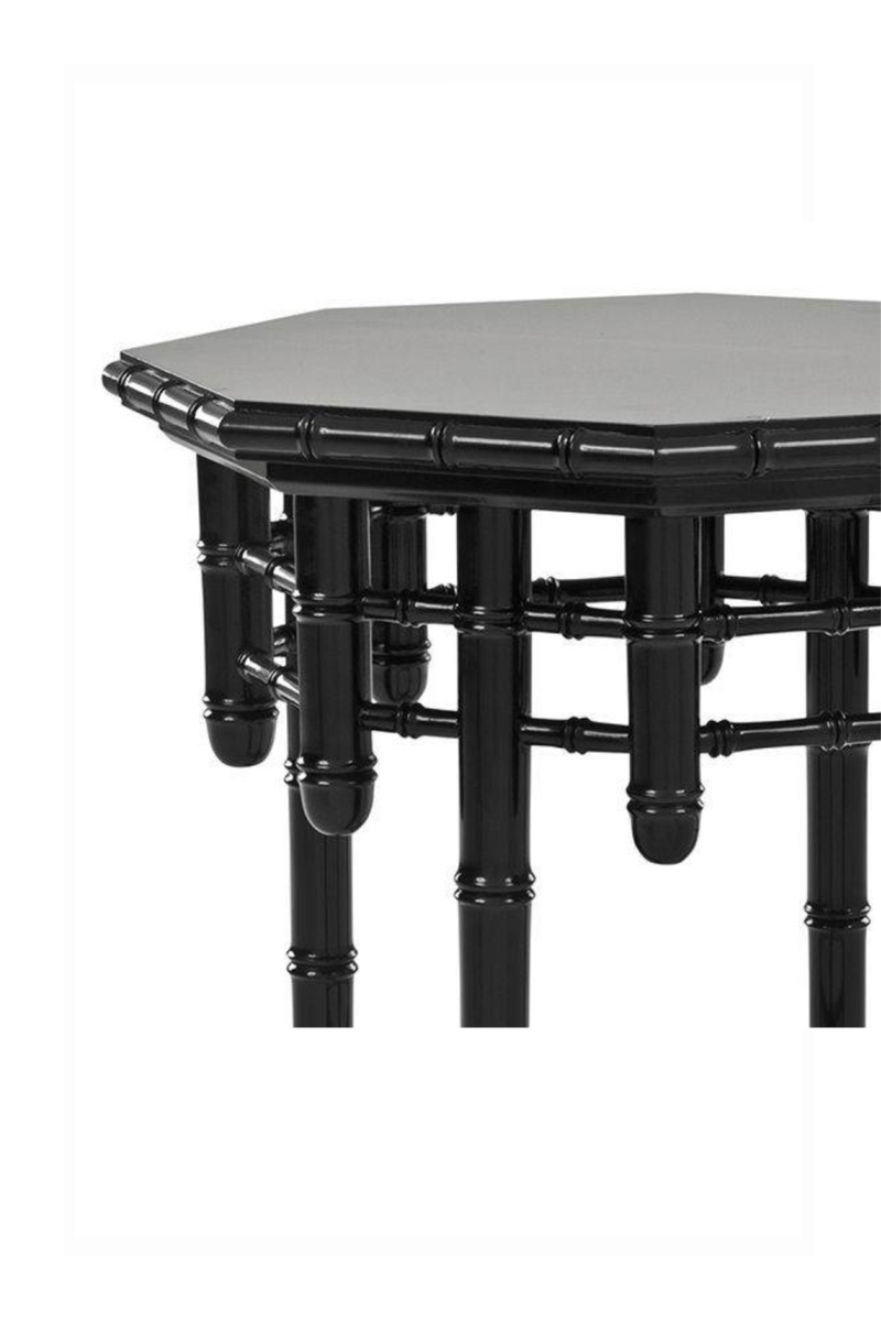 Black Side Table | Eichholtz Octagonal | Eichholtz Miami