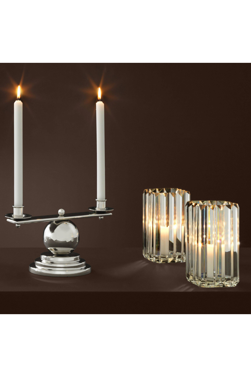 Glass Candle Holder (set of 2) | Eichholtz Howell | Eichholtz Miami