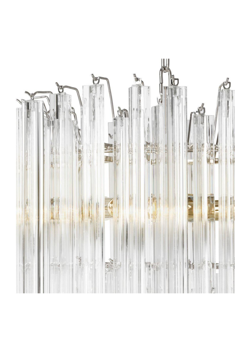 Nickel Glass Chandelier | Eichholtz Salerno | Eichholtz Miami