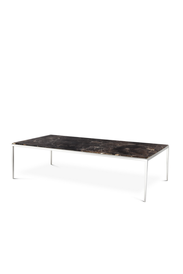 Brown Marble Top Coffee Table | Eichholtz Henley | Eichholtz Miami