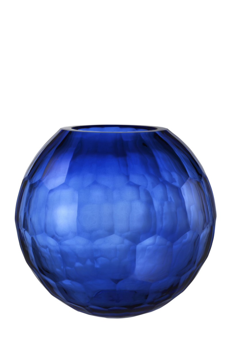 Blue Glass Vase - L | Eichholtz Feeza | Eichholtz Miami