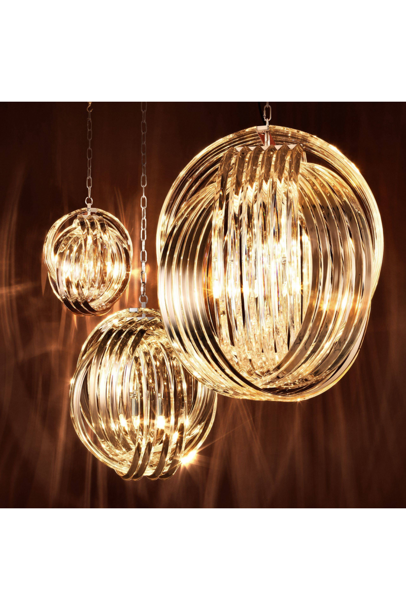 Lucite Loop Chandelier | Eichholtz Marco Polo S | Eichholtz Miami