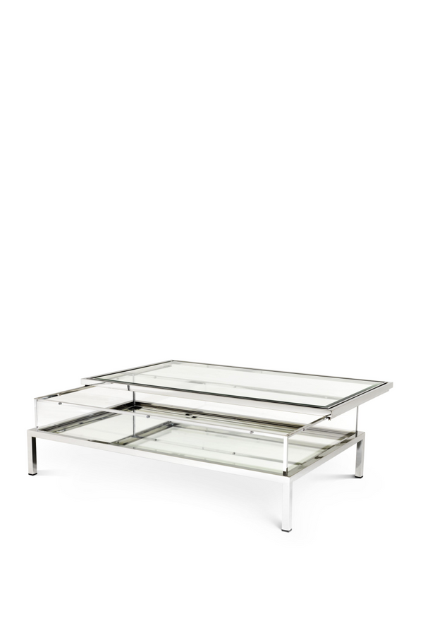 Silver Sliding Top Coffee Table | Eichholtz Harvey | Eichholtz Miami