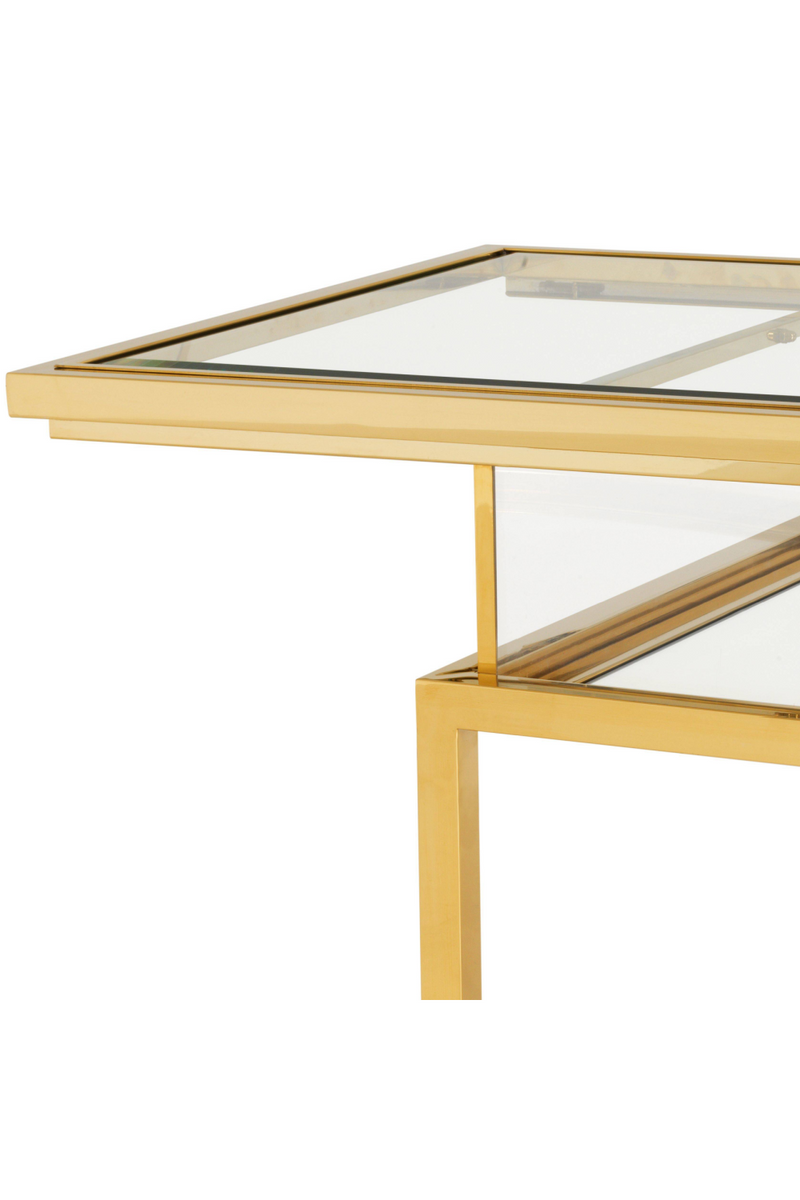 Gold Sliding Top Side Table | Eichholtz Harvey | Eichholtzmiami.com