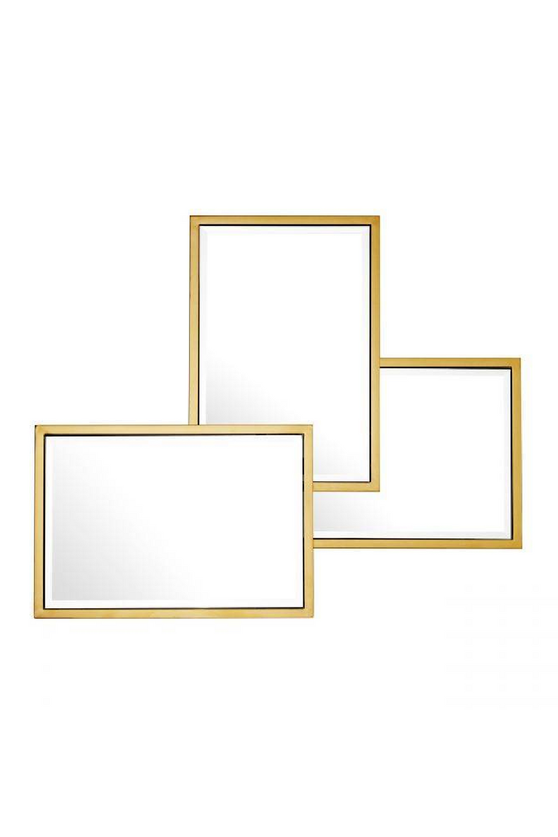 Rectangular Gold Trio Mirror | Eichholtz Sensation | Eichholtzmiami.com