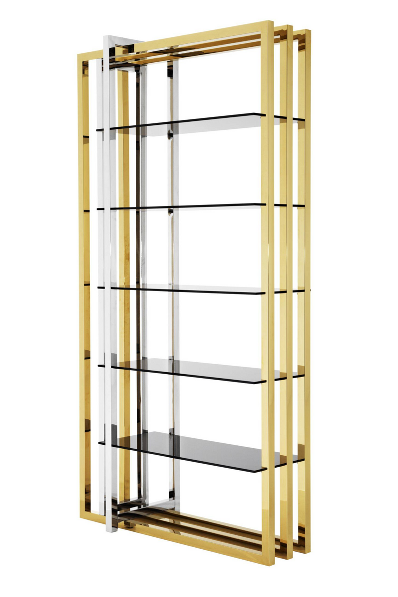 Gold & Steel Cabinet | Eichholtz Cipriani |