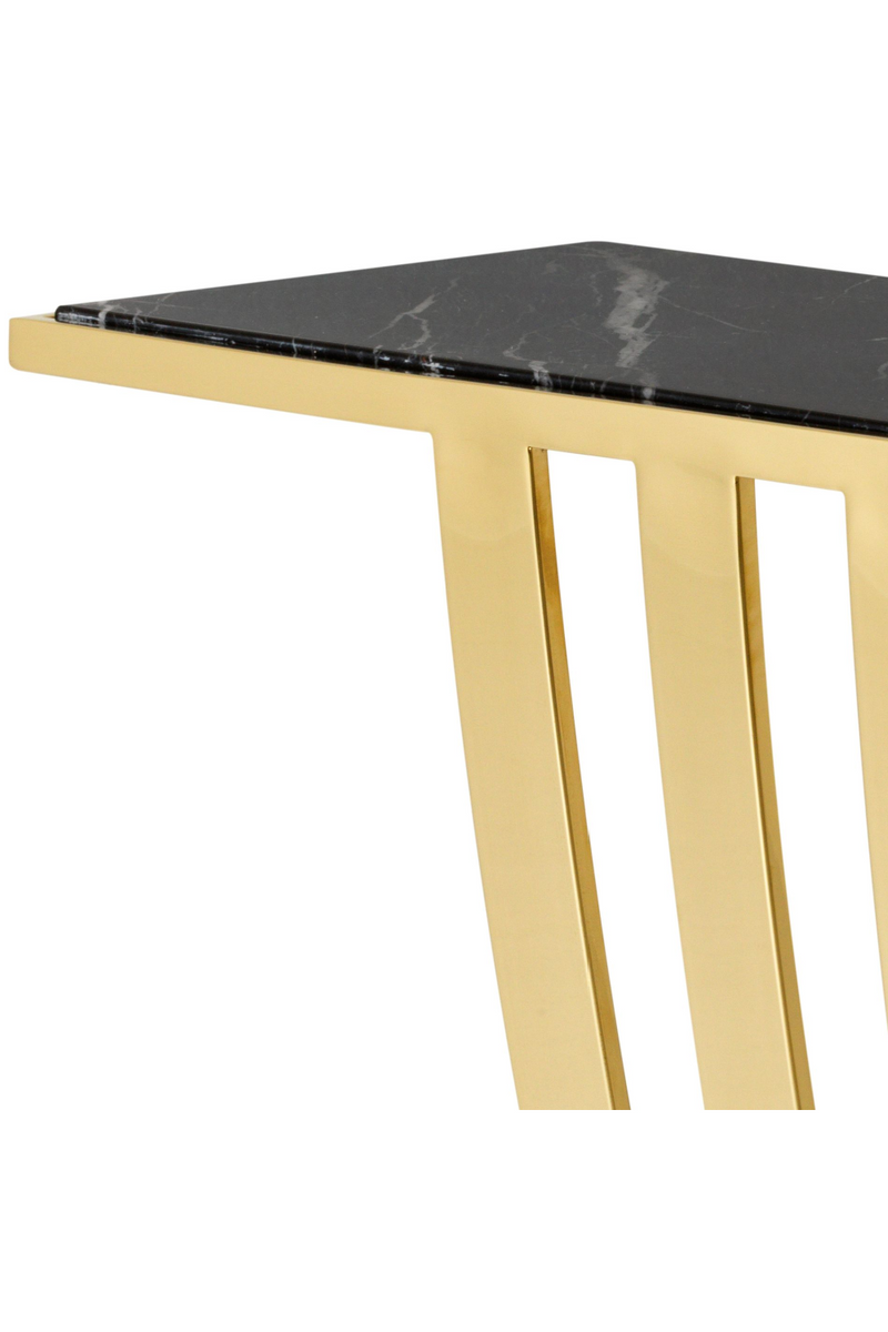 Small Gold Art Deco Console Table | Eichholtz Beau Deco | Eichholtz Miami