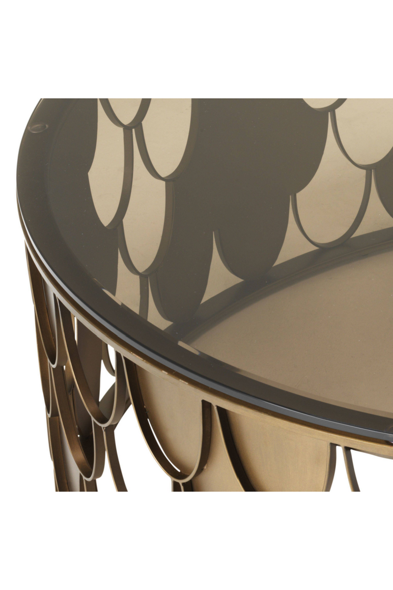 Copper Scalloped Coffee Table | Eichholtz L'indiscret | Eichholtz Miami