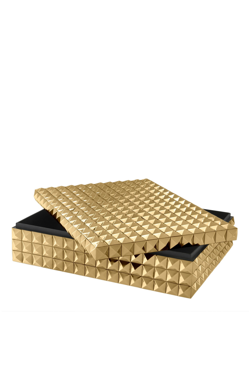 Gold Storage Box | Eichholtz Vivienne L | Eichholtz Miami