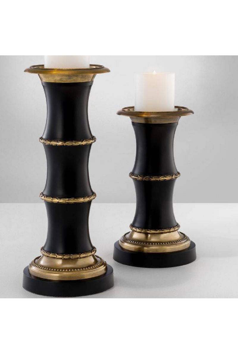 Vintage Brass Candle Holder - L | Eichholtz Mamounia | Eichholtzmiami.com