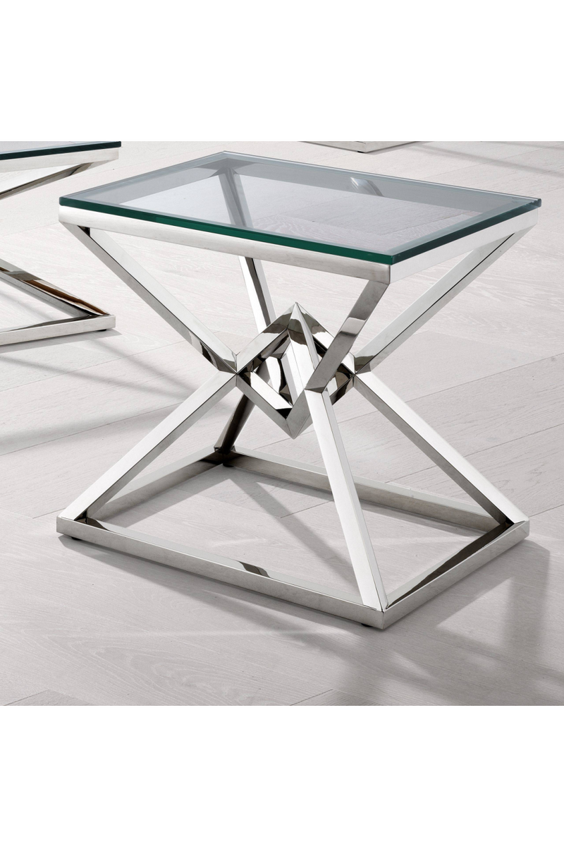 Stainless Steel Side Table | Eichholtz Connor | Eichholtz Miami