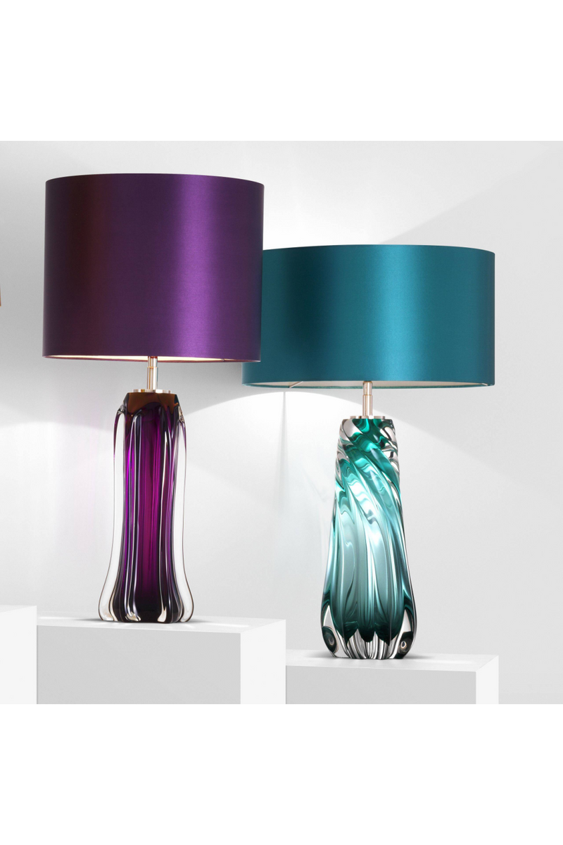 Purple Glass Table Lamp | Eichhlotz Castillo | Eichholtz Miami