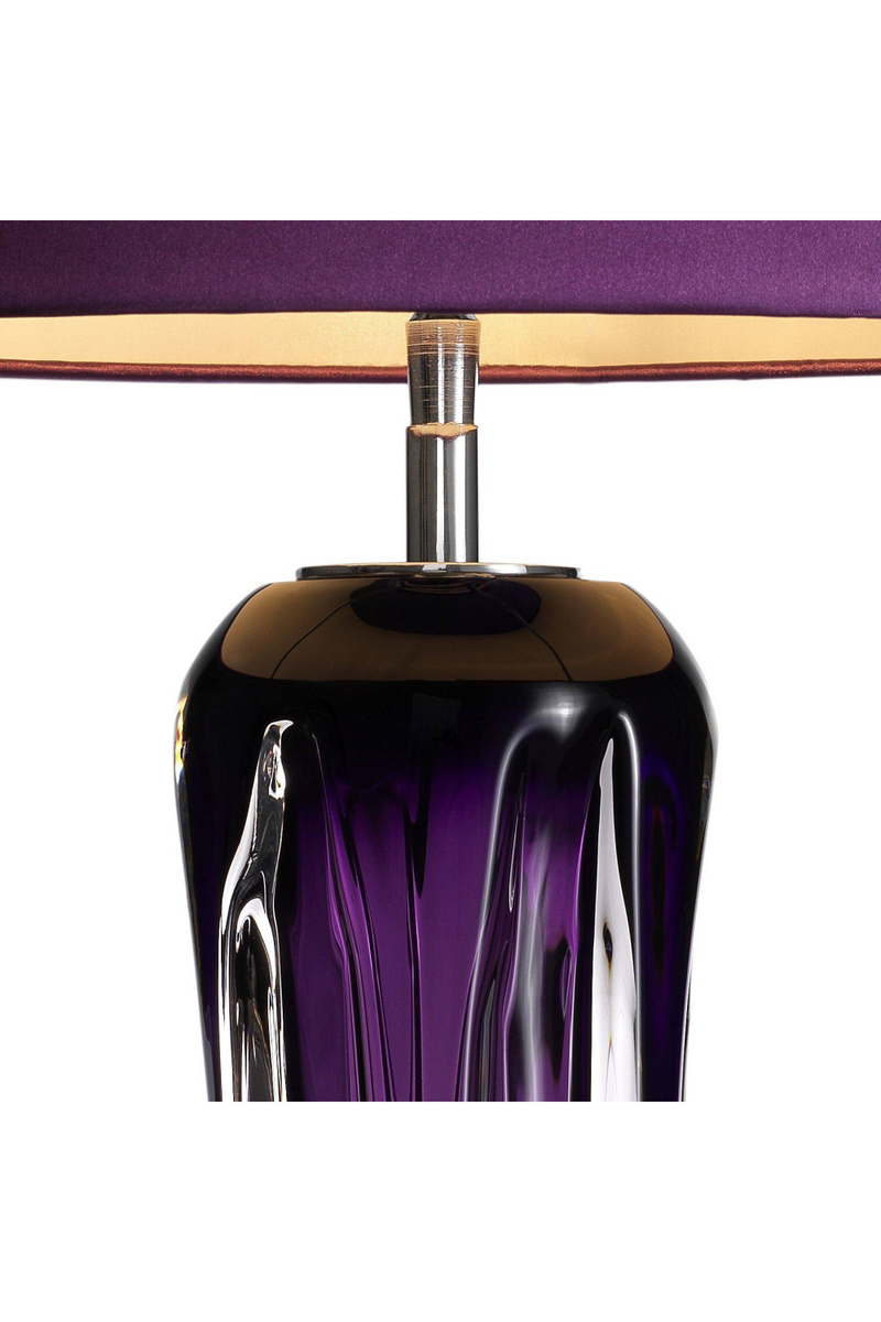 Purple Glass Table Lamp | Eichhlotz Castillo | Eichholtz Miami