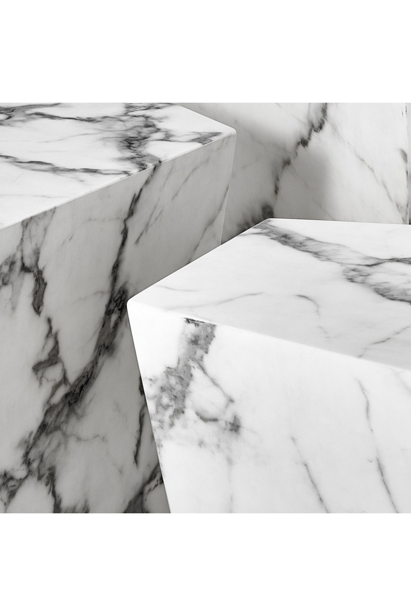 White Marble Coffee Table Set | Eichholtz Prudential | Eichholtz Miami