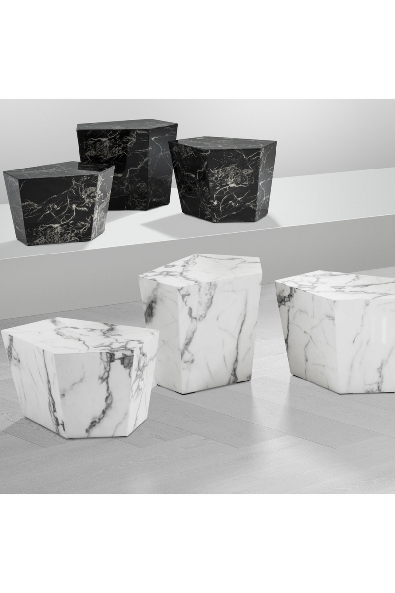 White Marble Coffee Table Set | Eichholtz Prudential | Eichholtz Miami