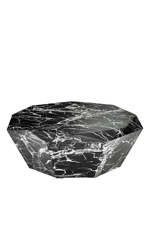 Black Polished Diamond Coffee Table | Eichholtz Diamond | Eichholtz Miami