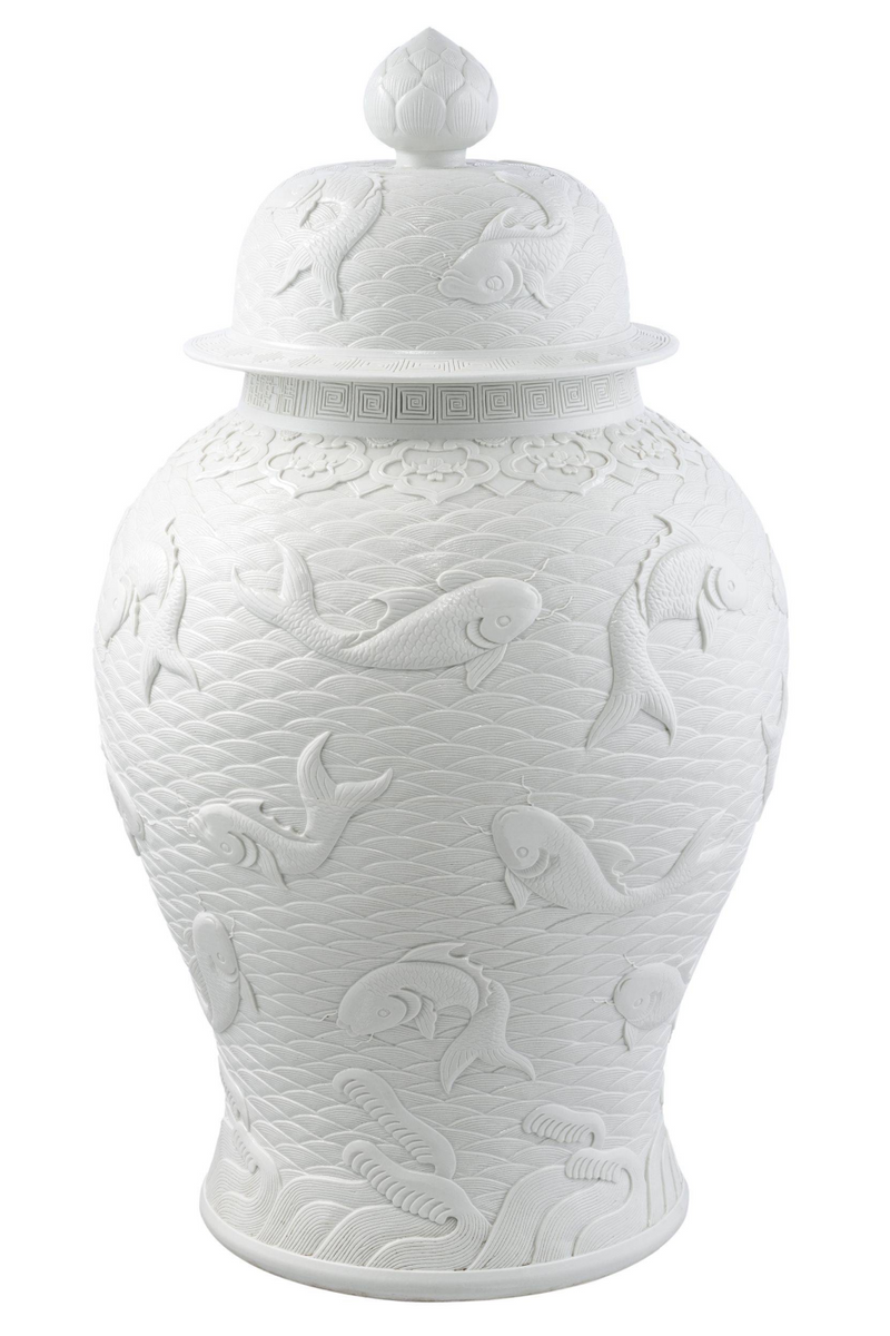 White Ceramic Vase | Eichholtz Voltaire | Eichholtzmiami.com