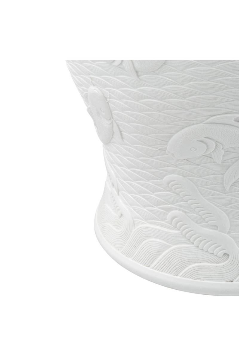 White Ceramic Vase | Eichholtz Voltaire | Eichholtzmiami.com