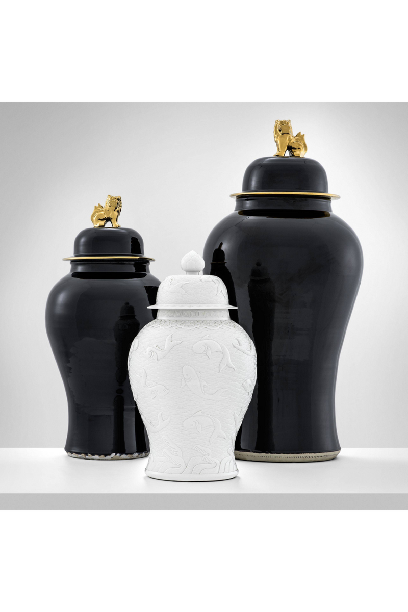 White Ceramic Vase | Eichholtz Voltaire | Eichholtzmiami.com