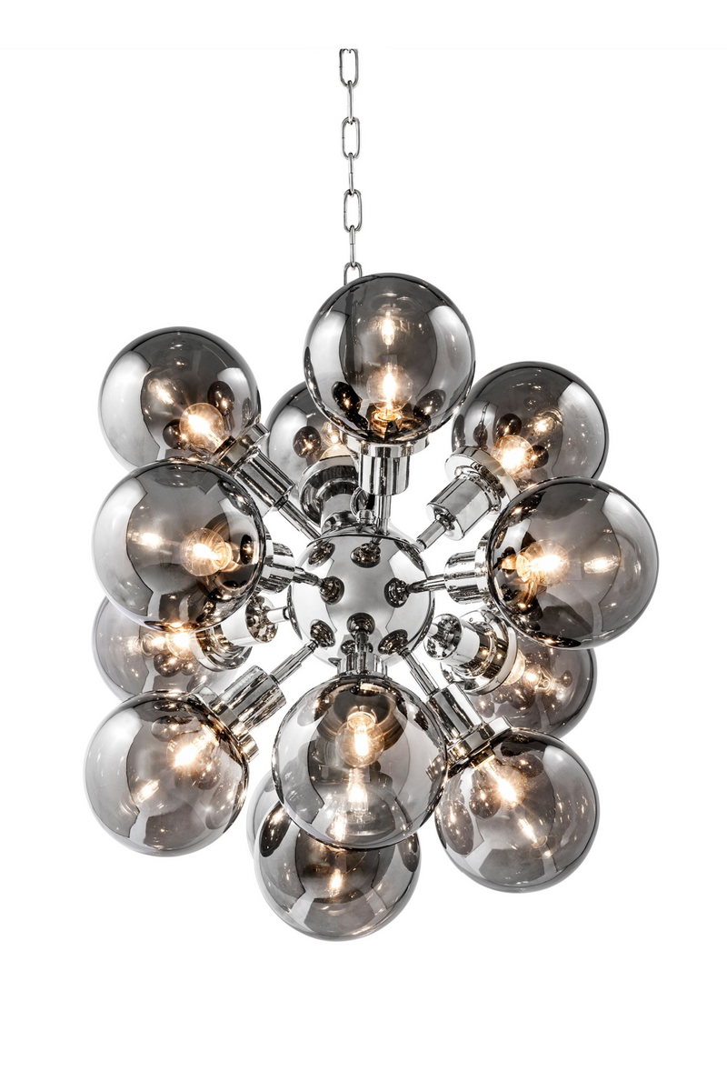 Smoked Glass Chandelier | Eichholtz Ludlow | Eichholtz Miami