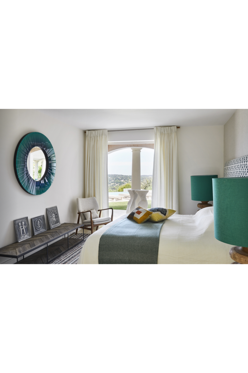 Green Round Mirror | Eichholtz Lecanto | Eichholtz Miami