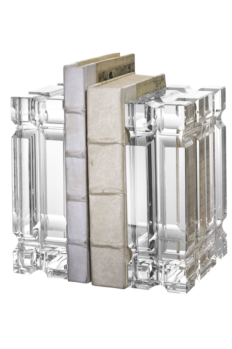 Glass Bookends set of 2 | Eichholtz Linea | Eichholtz Miami