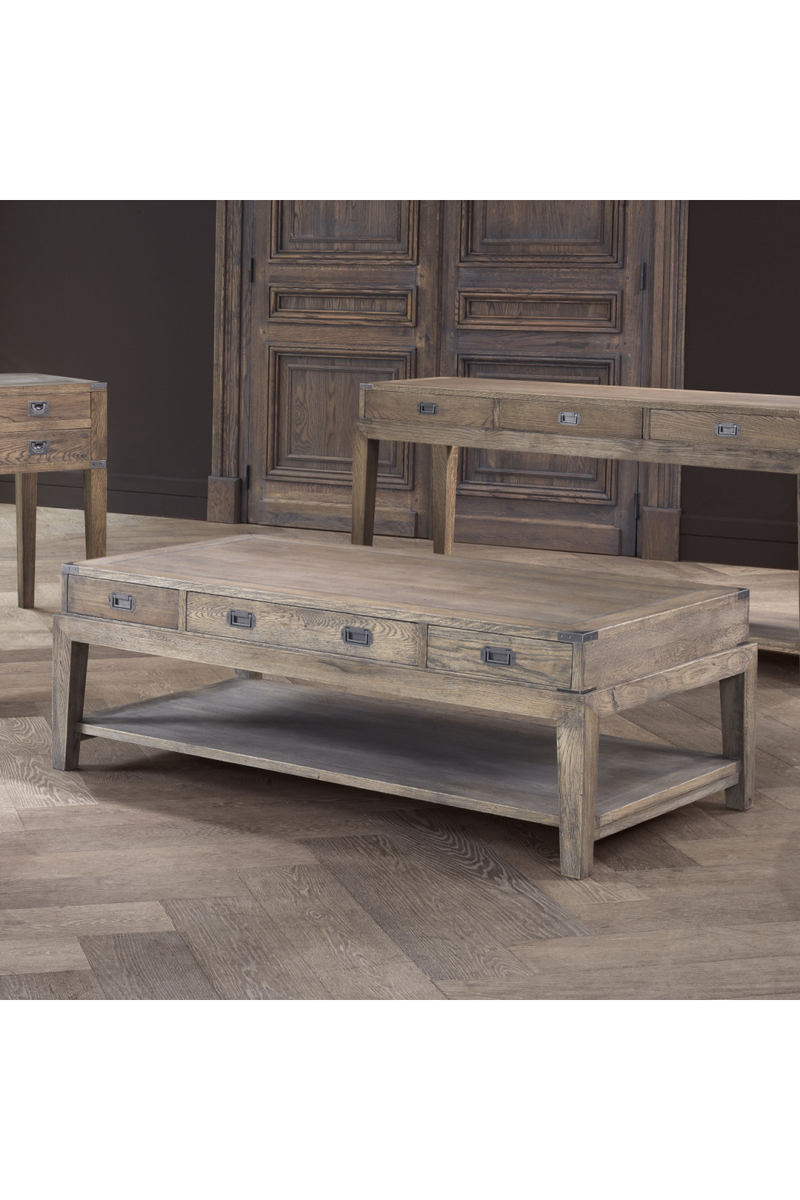 Classic 3 drawer Coffee Table | Eichholtz Military | Eichholtz Miami