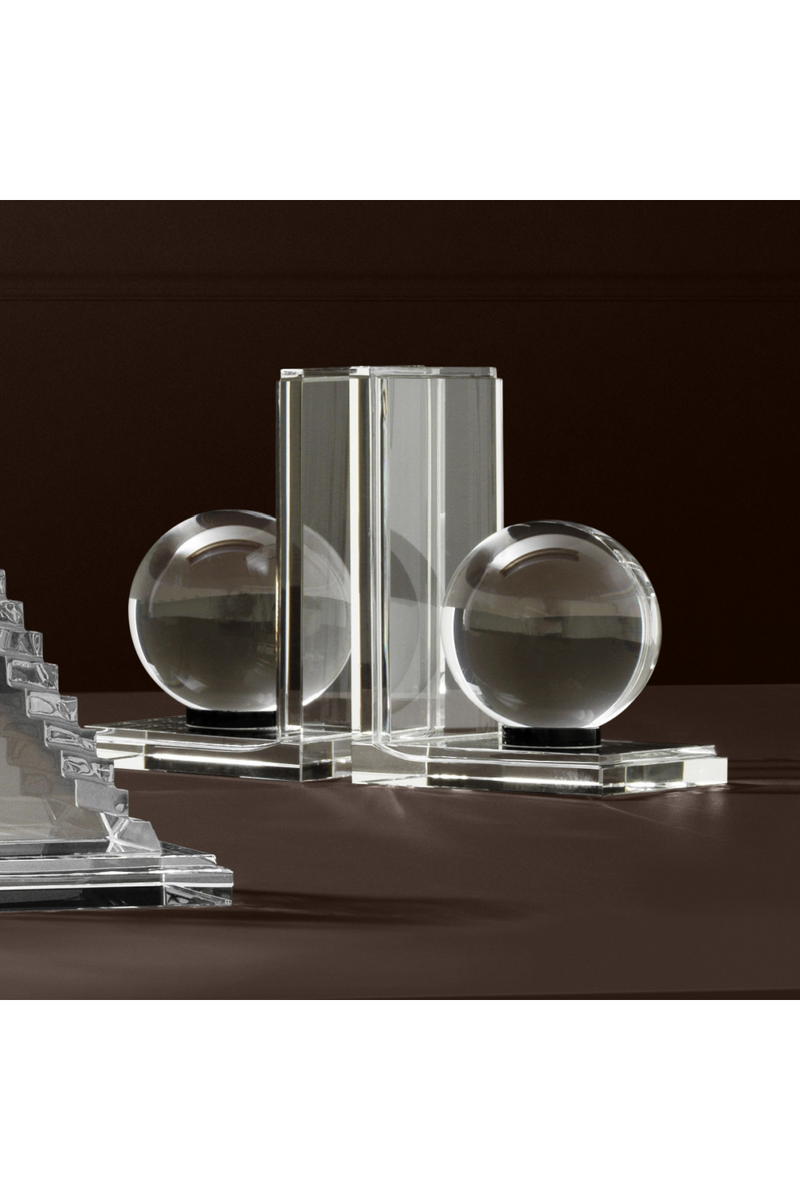 Glass Bookend (set of 2) | Eichholtz Lunda | Eichholtz Miami