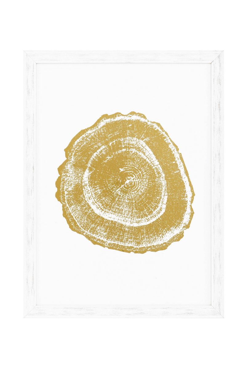 Gold Foil Tree Print (Set of 4) | Eichholtz Tree Rings | Eichholtz Miami