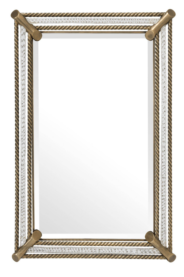 Brass Roped Frame Wall Mirror | Eichholtz Cantoni | Eichholtz Miami