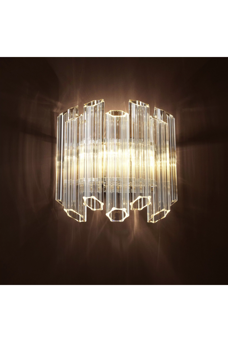 Bevelled Glass Tubes Wall Lamp | Eichholtz Vittoria | Eichholtzmiami.com