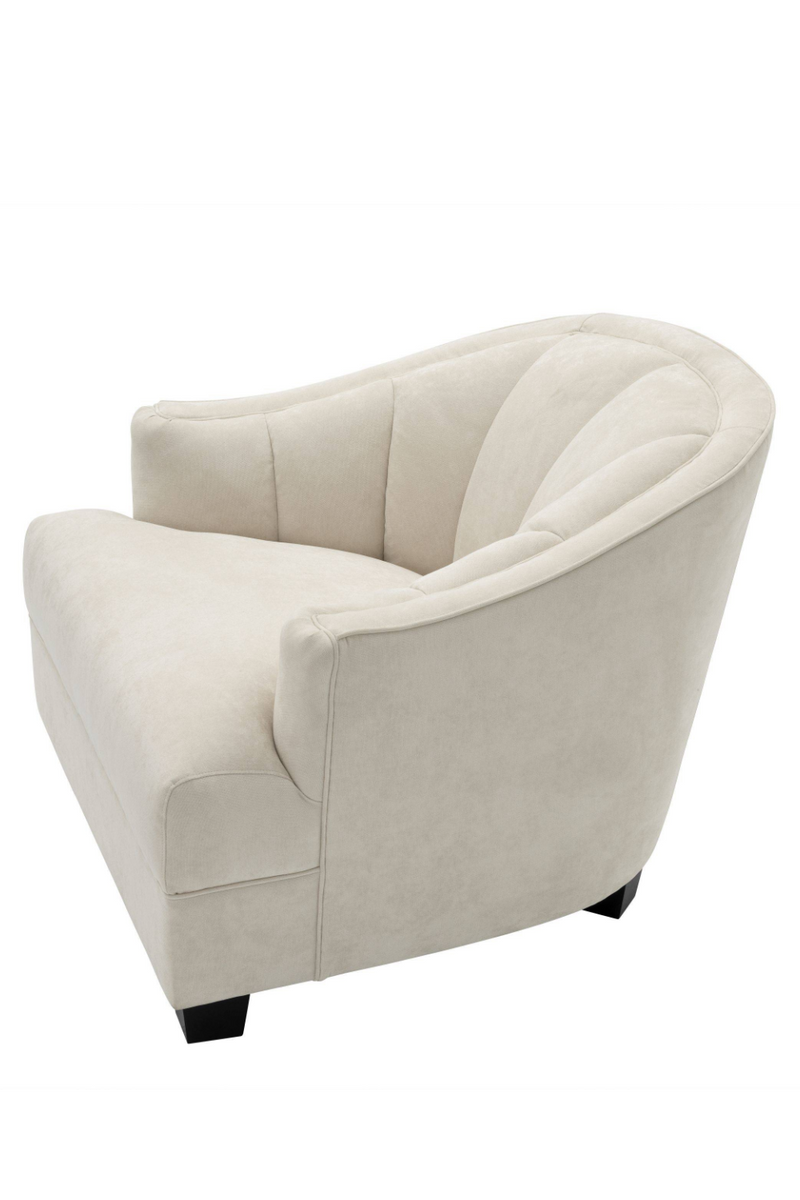 Cream Curved Back Accent Chair | Eichholtz Polaris | Eichholtzmiami.com