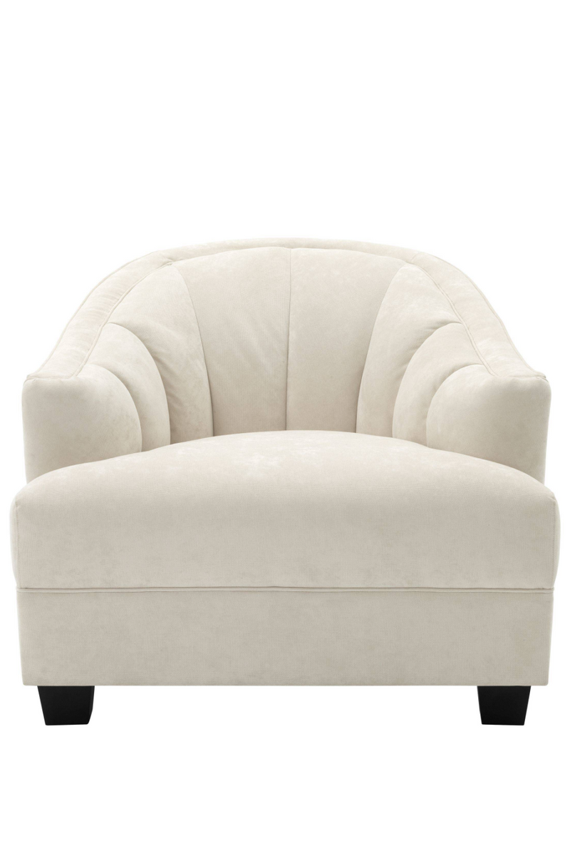 Cream Curved Back Accent Chair | Eichholtz Polaris | Eichholtzmiami.com