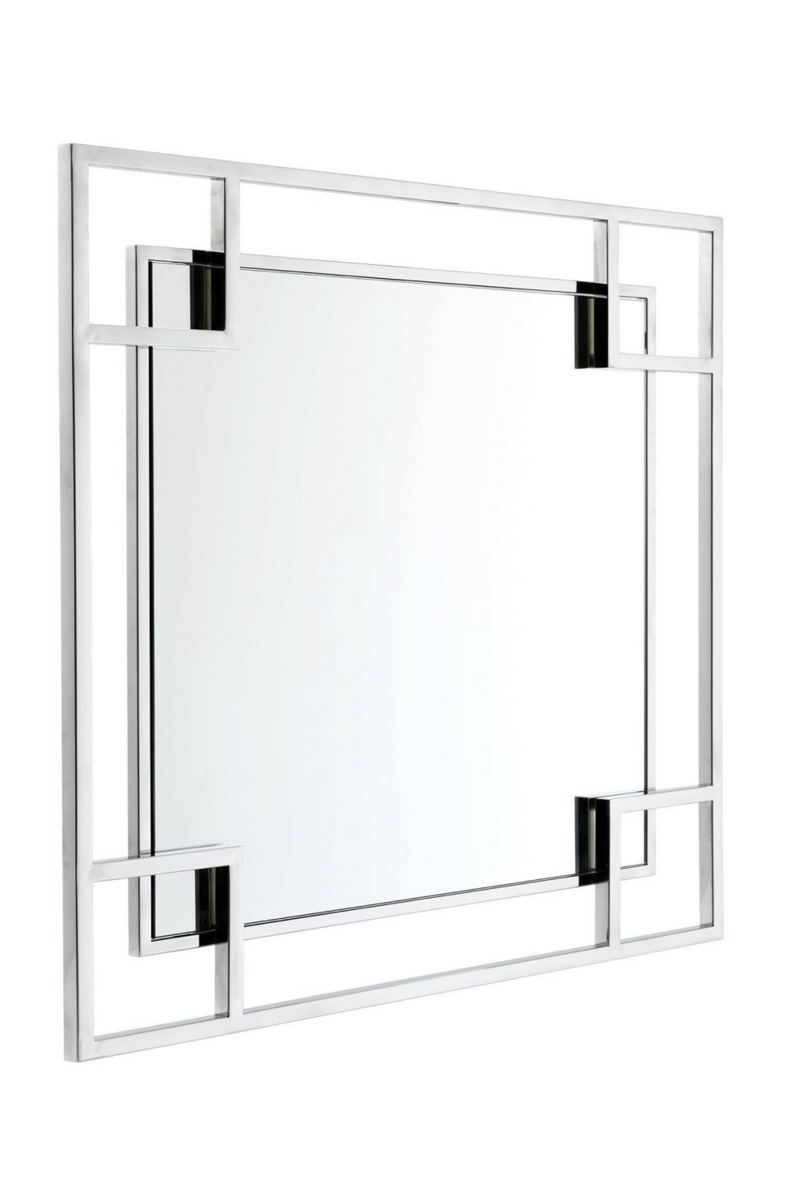 Silver Geometric Frame Mirror | Eichholtz Morris | Eichholtz Miami