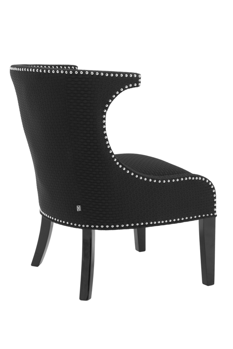 Black Studded Wing Chair | Eichholtz Elson | Eichholtzmiami.com