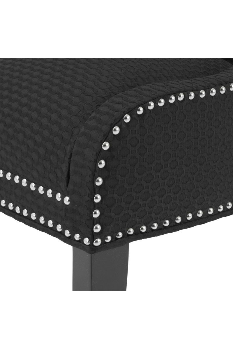 Black Studded Wing Chair | Eichholtz Elson | Eichholtzmiami.com