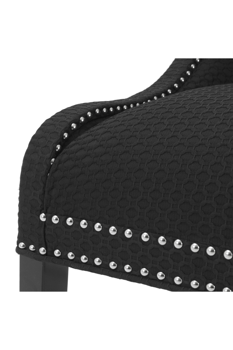 Black Studded Wing Chair | Eichholtz Elson | Eichholtzmiami.com