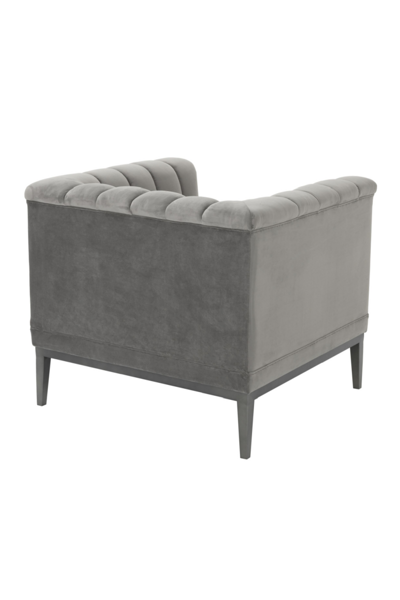 Gray Velvet Barrel Chair | Eichholtz Raffles | Eichholtzmiami.com